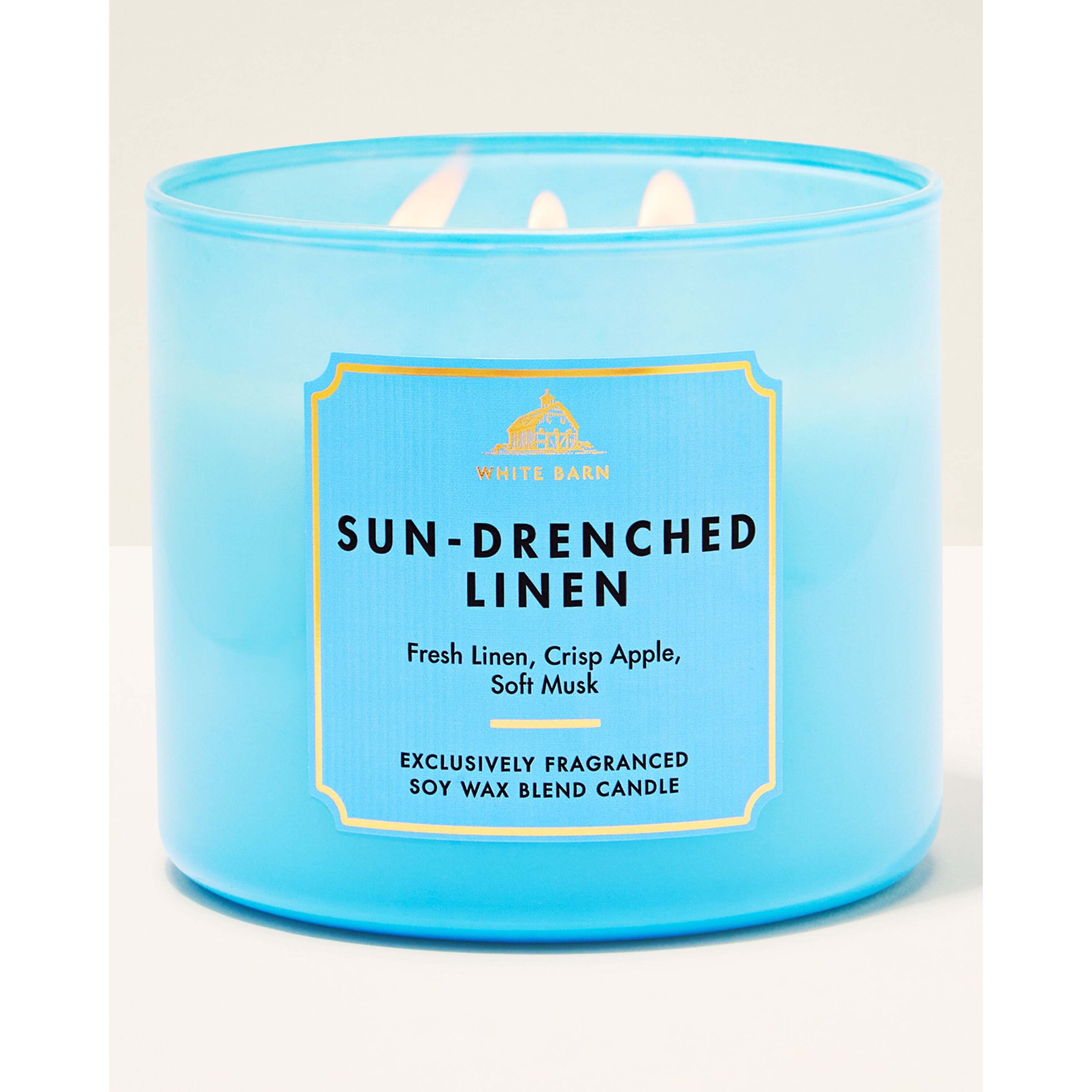 Sun-Drenched Linen 3-Wick Candle