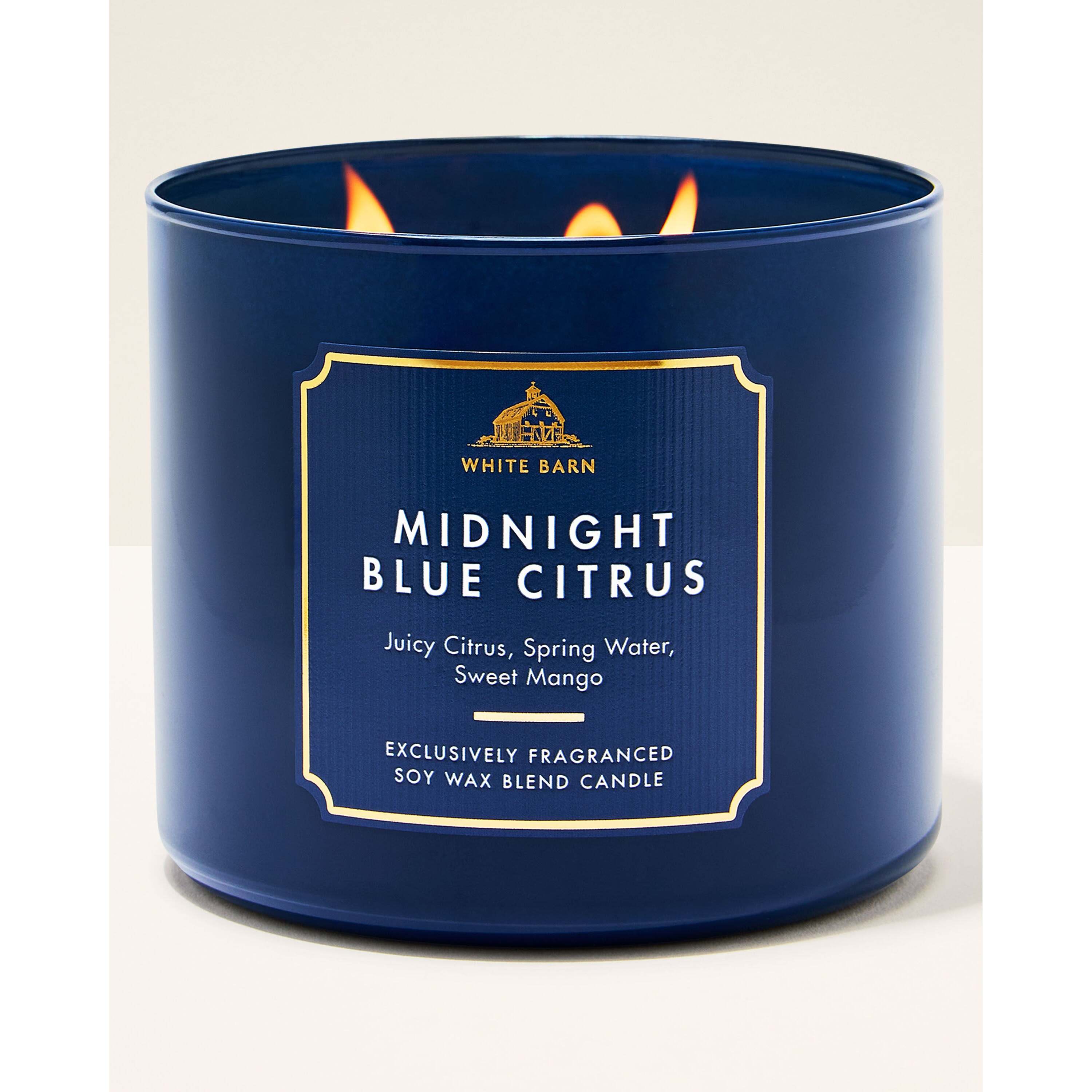 Midnight Blue Citrus 3-Wick Candle