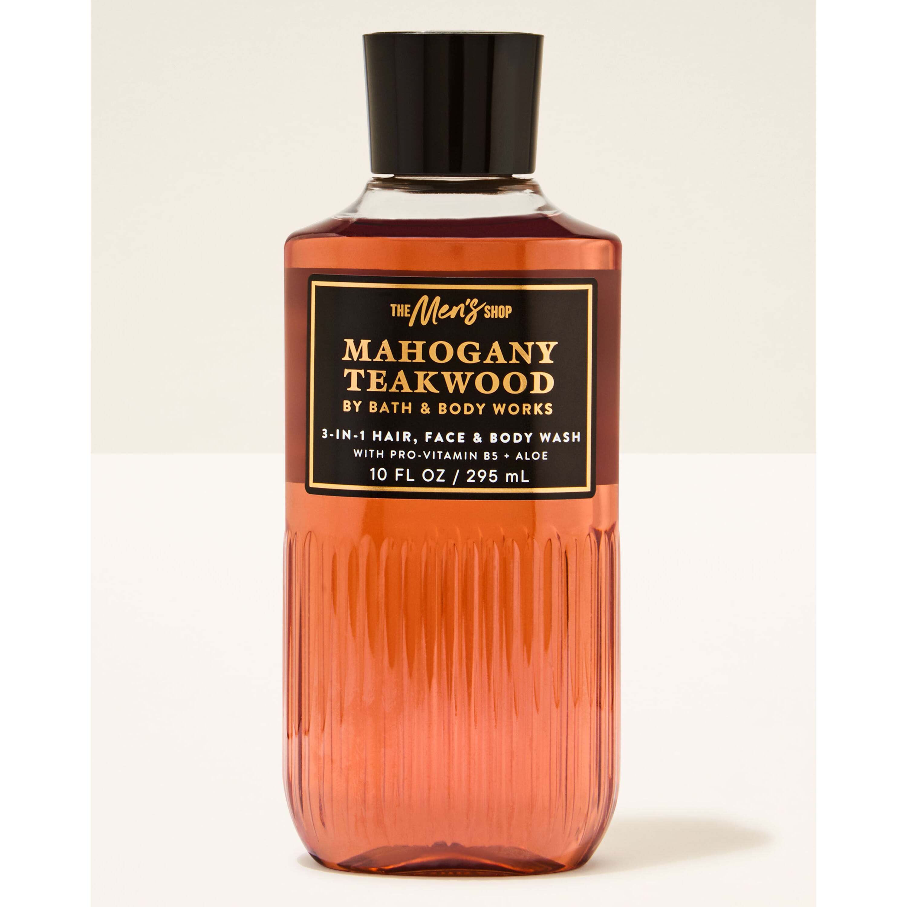 Mahogany Teakwood 3-In-1 Hair, Face & Body Wash