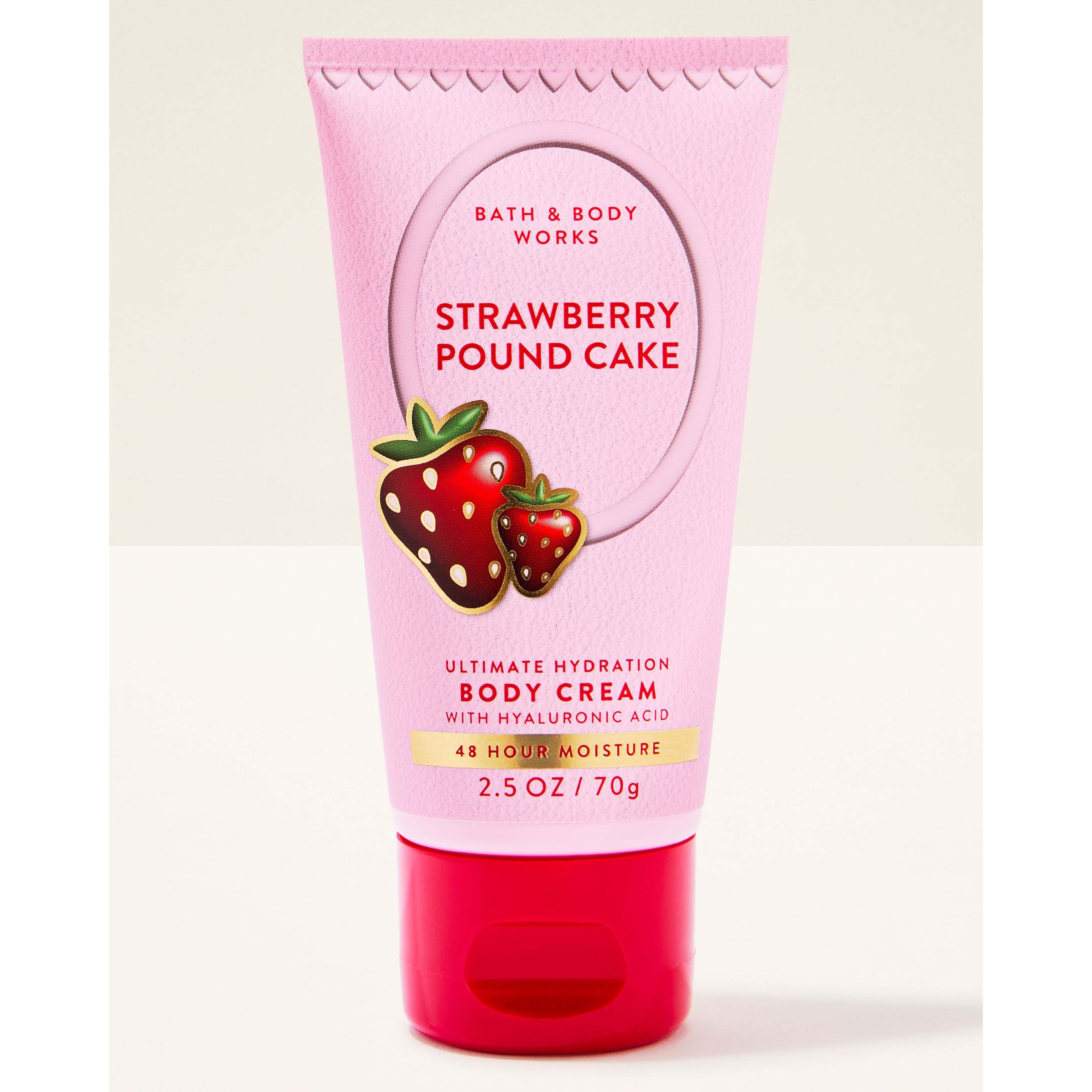 Strawberry Pound Cake Travel Size Ultimate Hydration Body Cream