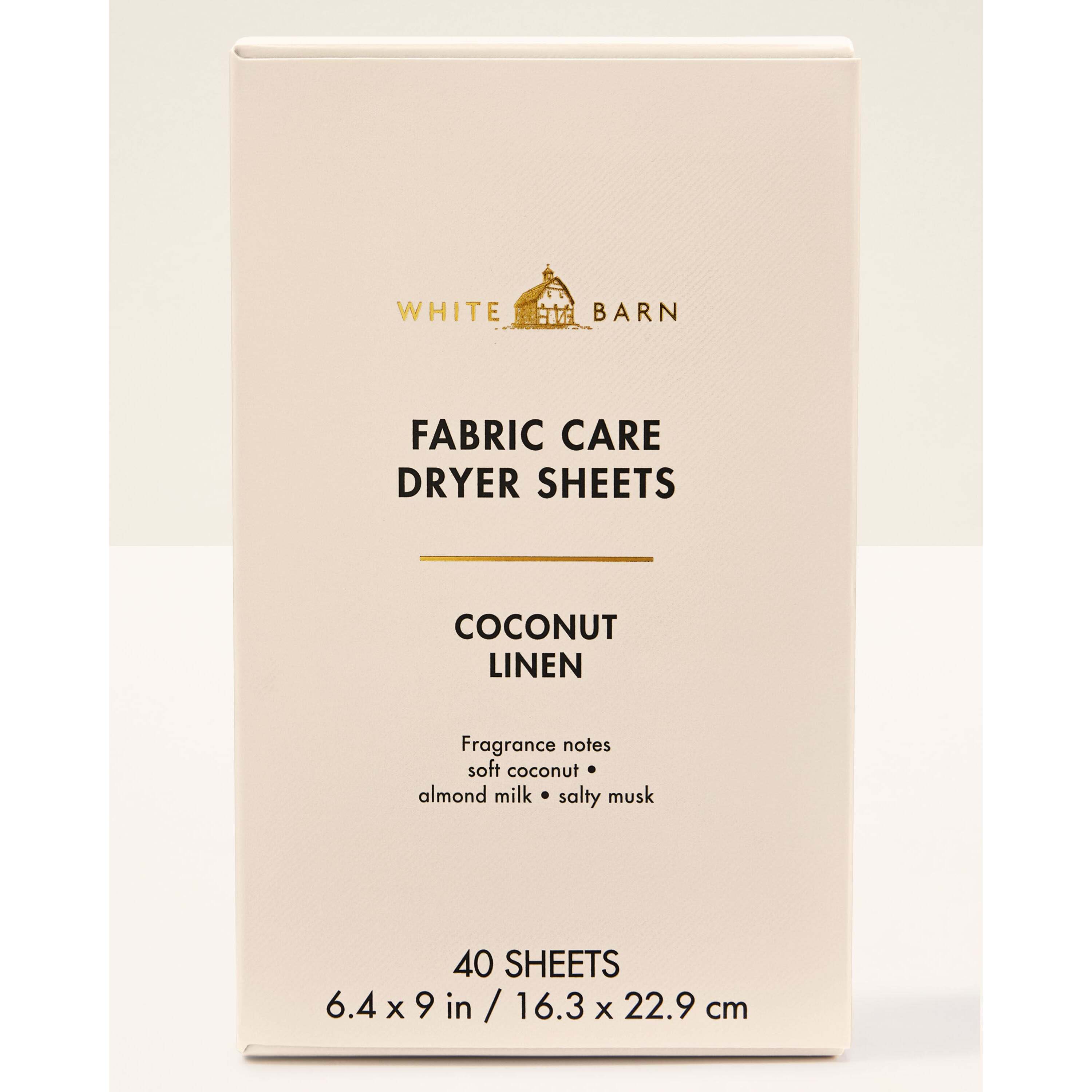 Coconut Linen Dryer Sheets