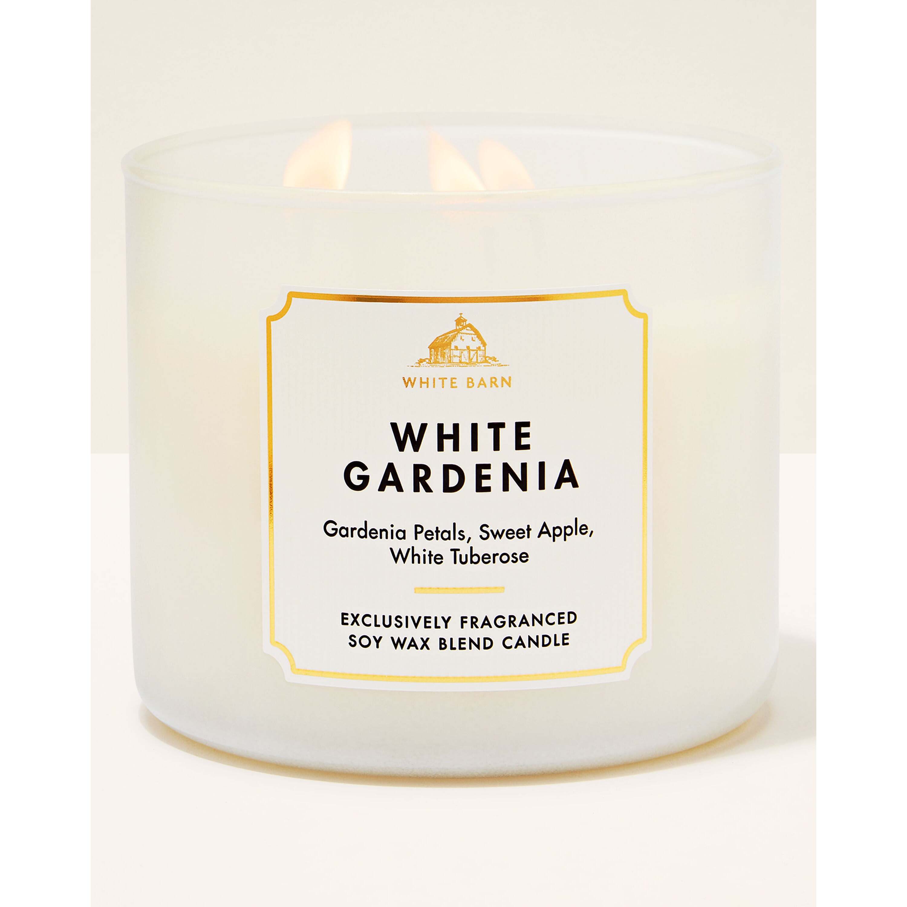 White Gardenia 3-Wick Candle