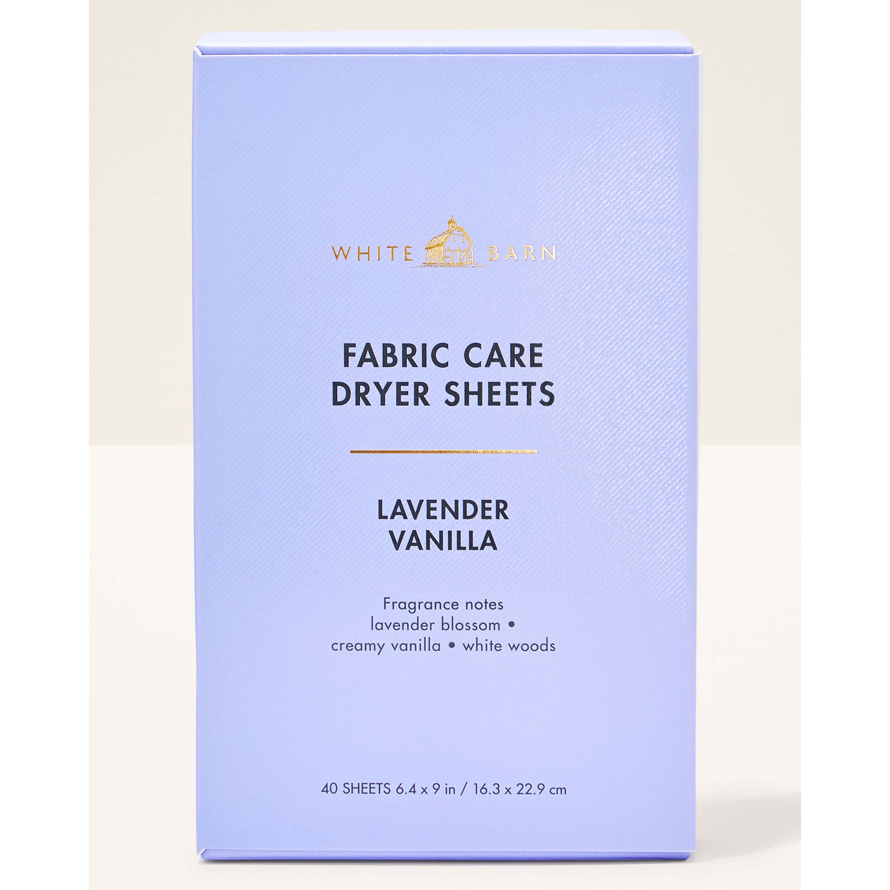 Lavender Vanilla Dryer Sheets