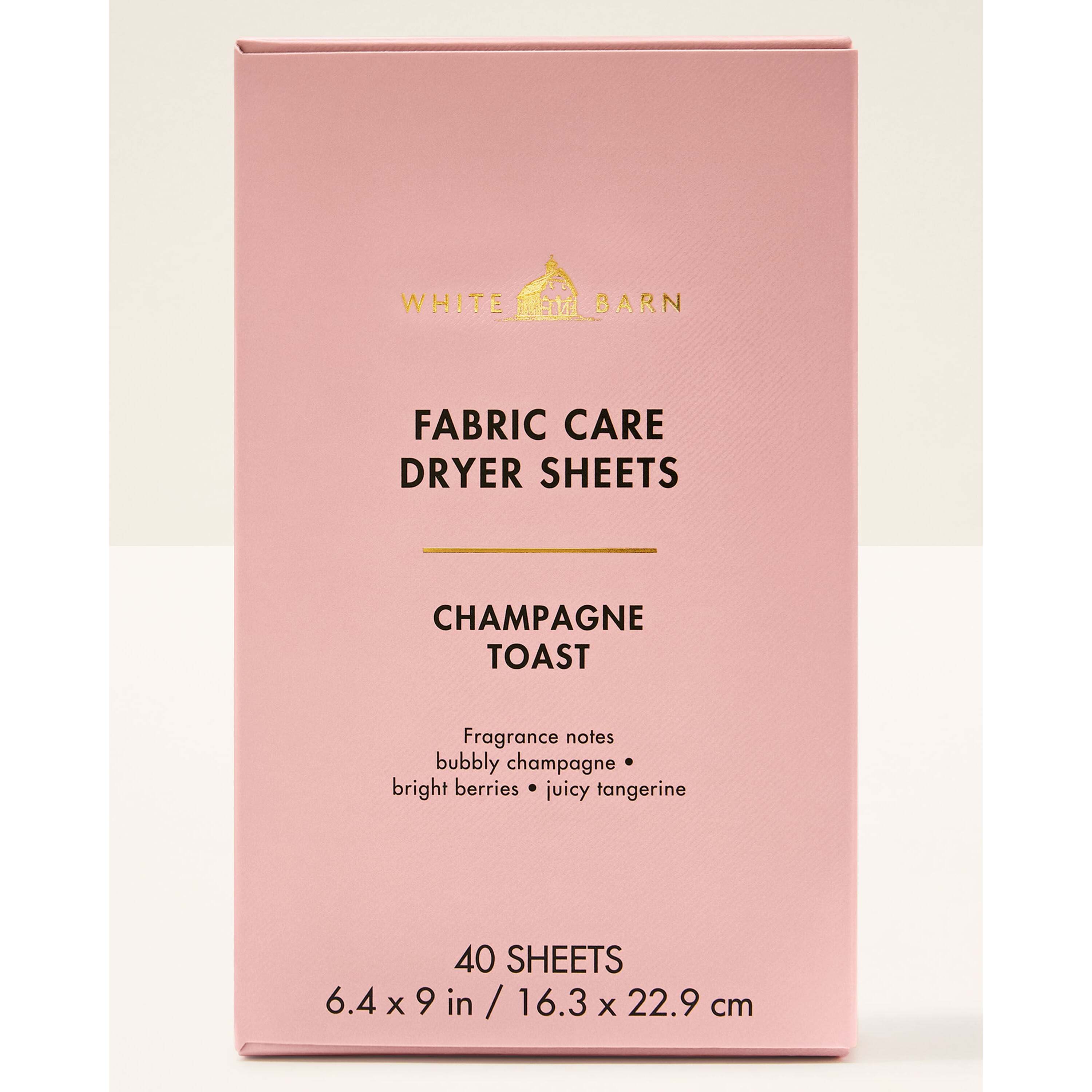 Champagne Toast Dryer Sheets