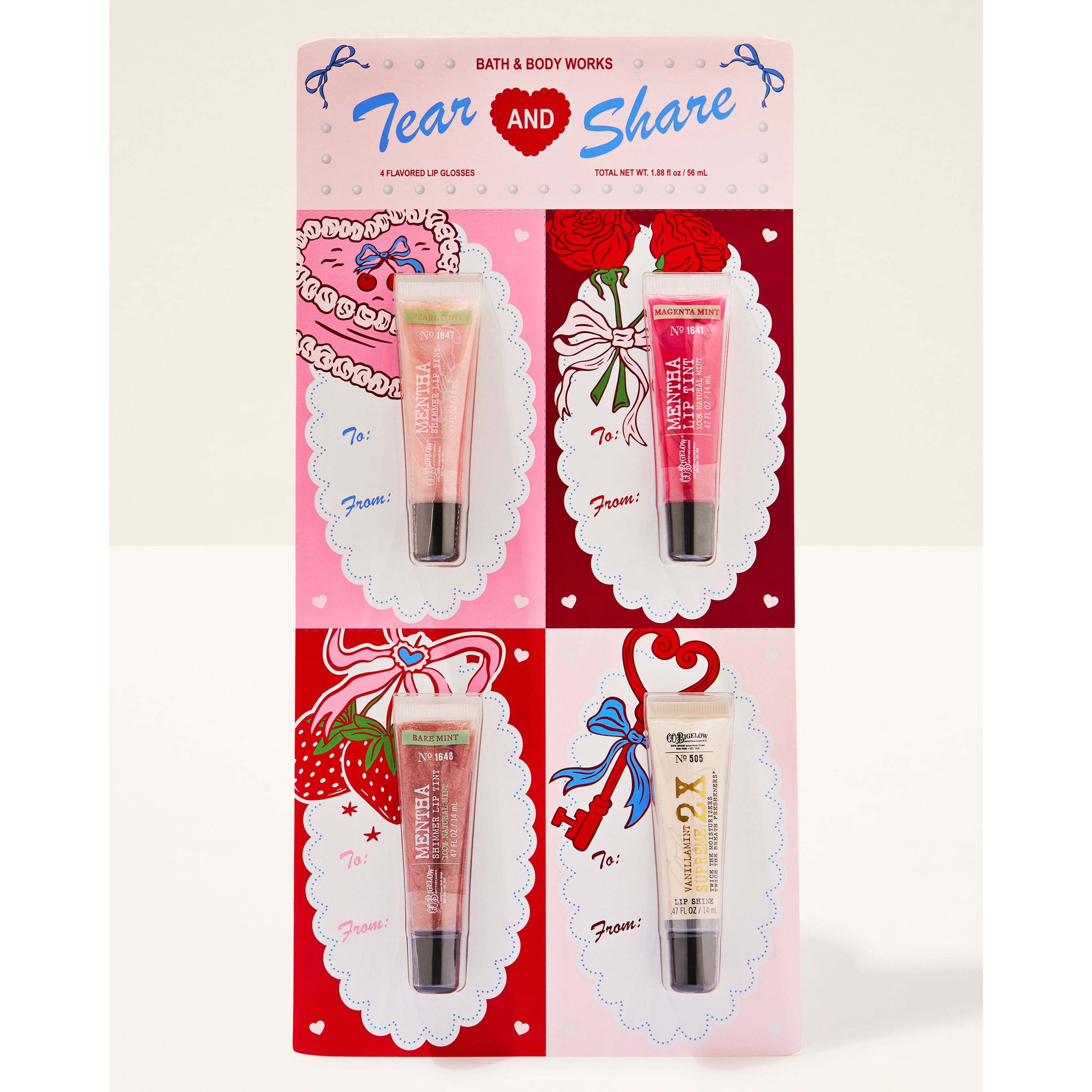 Tear-Away Lip Gloss Gift Set