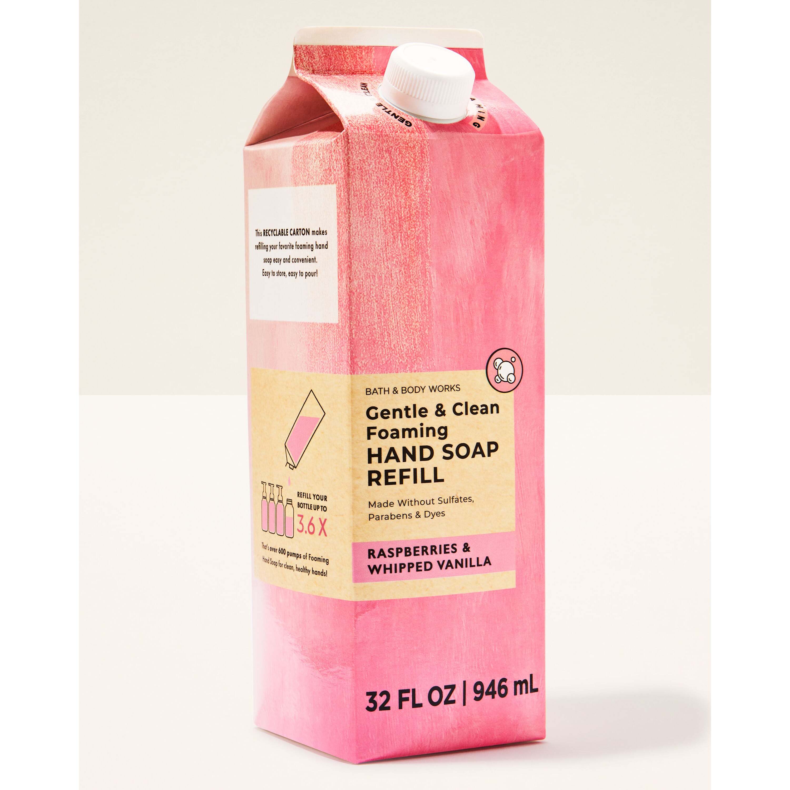 Raspberries & Whipped Vanilla Gentle & Clean Foaming Refill